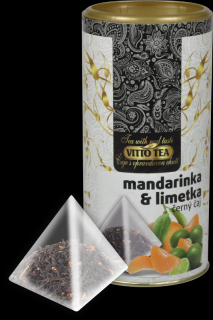 Vitto Tea Černý čaj Mandarinka, limetka 15 x 1,5g