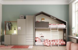 2a. Dětský pokoj s patrovou postelí Cottage - Lagrama