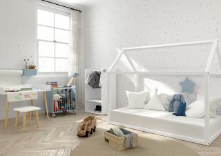 ROS29 - Domečková postel s Montessori nábytkem
