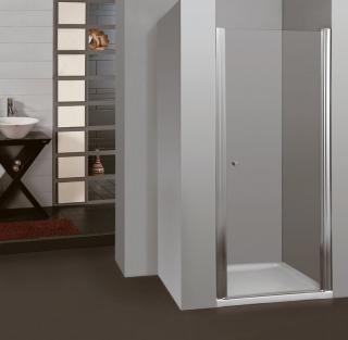 ARTTEC Jednokřídlé sprchové dveře do niky MOON 65 - 70 cm čiré sklo
