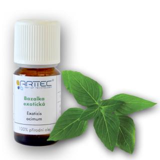 ARTTEC přírodní vonný olej Bazalka exotická bio 10 ml