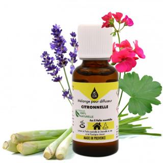 ARTTEC přírodní vonný olej Citronnella aromatická kompozice proti komárům 30 ml