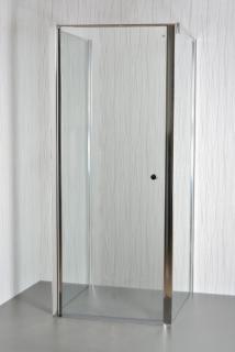 ARTTEC Sprchový kout nástěnný jednokřídlý MOON B 25 čiré sklo 95 - 100 x 86,5 - 88 x 195 cm