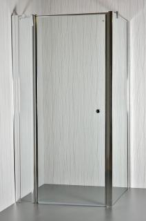 ARTTEC Sprchový kout rohový jednokřídlý MOON D 1 čiré sklo 86 - 91 x 86,5 - 88 x 195 cm