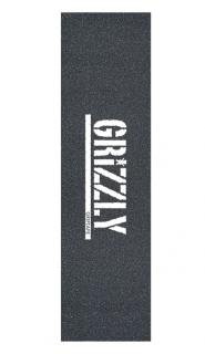 Grip Grizzly Stamp Print Griptape White (9 palců)