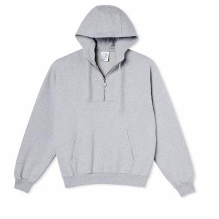 Mikina Polar Half Zip Hoodie Sport Grey Velikost: S