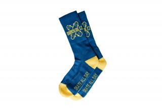 Ponožky Darkslide Crew Blue/Yellow Velikost ponožek: 42-47