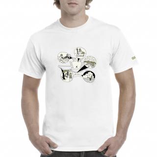 Triko SID STA Map White Velikost: L
