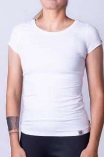 Bílé dámské triko s krátkým rukávem nanosilver® Velikost: M