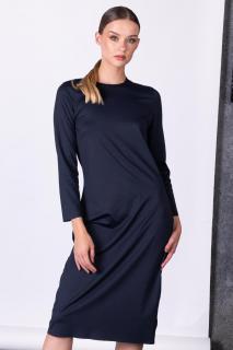 Černé minimalistické šaty Berlin – nanoSPACE by LADA Velikost: S