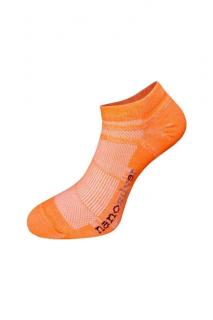 Kotníkové tenké ponožky nanosilver oranžové Velikost: M 39/42
