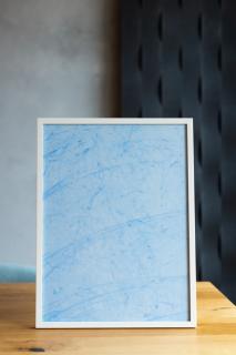 Obraz z nanovláken Blue – limitovaná edice Nano Hybrid Spray Barva: černá, Velikost obrazu: 30x40