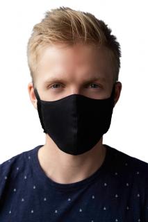 Rouška maska s filtrem NANO MED.CLEAN | 1 rouška + 10 filtrů  Více barev Varianta: Černá S/M
