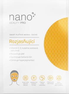 Rozjasňující nanovlákenná maska proti akné nanoBeauty  Aknózní pleť a hyperpigmentace