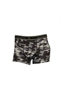 Šedé termo boxerky nanosilver s gumou Camo Velikost: L