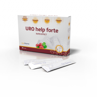 Uro Help Forte - Extrakt z kanadských brusinek + vitamin C  20 sáčků, močové cesty / imunita