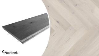 Vzorek dřevěné podlahy Barlinek CAPPUCCINO PARKETA