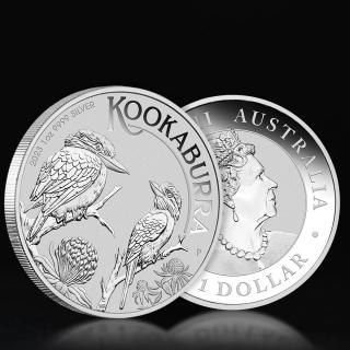 Investiční stříbrná mince australský Kookaburra 2023 1 Oz