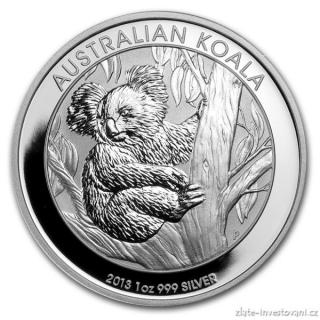 Investiční stříbrná mince Koala 2013 1 Oz