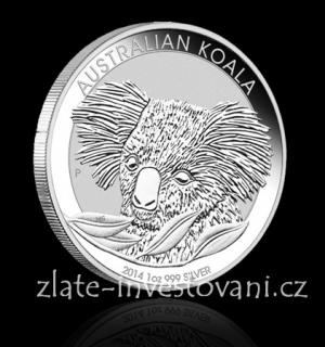 Investiční stříbrná mince Koala 2014 1 Oz