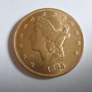 Investiční zlatá mince americký double Eagle-Liberty 1895