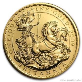 Investiční zlatá mince Britannia 2009 1 Oz