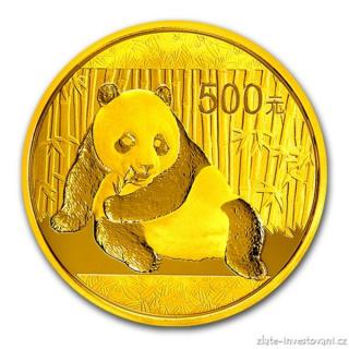 Investiční zlatá mince čínská Panda 2015 1 Oz