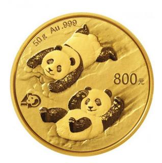 Investiční zlatá mince čínská Panda 2022 50g - PROOF