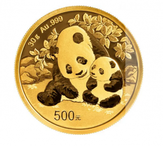 Investiční zlatá mince čínská Panda 2024- 30g