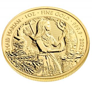 Investiční zlatá mince Mýty a legendy - Lady Mariana 2022 1 Oz