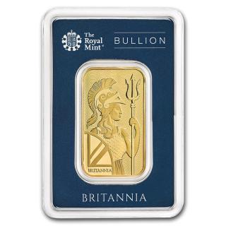 Investiční zlatý slitek Britannia 1 Oz
