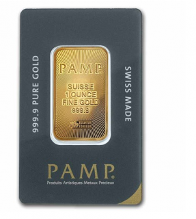 Investiční zlatý slitek PAMP 1 Oz-nový motiv