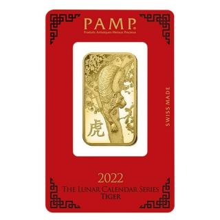 Investiční zlatý slitek PAMP Rok tygra 2022 1 Oz