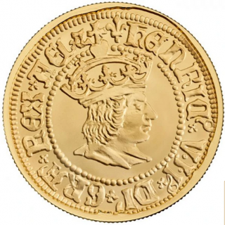 Sběratelská zlatá mince Král Henry VII, 1 Oz proof