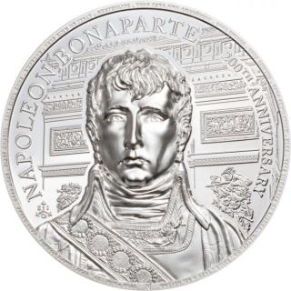 Střibrná moderní mince Napoleon Bonaparte 1 Oz proof 2021