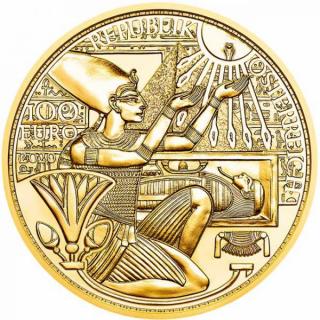 Zlatá mince 100 Eur -Zlato faraonů 2020 proof