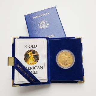 Zlatá mince americký Eagle proof 1 Oz