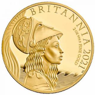 Zlatá mince Britannia-proof -2021 2 Oz