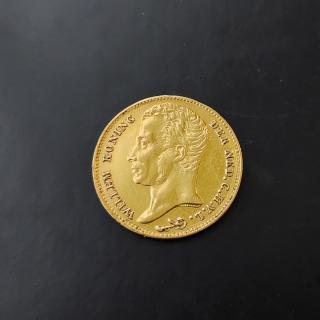 Zlatá mince král Wilém I. 1825-10 gulden