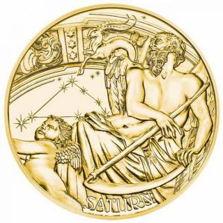Zlatá moderní investiční mince Medaile Kalendáře 2021