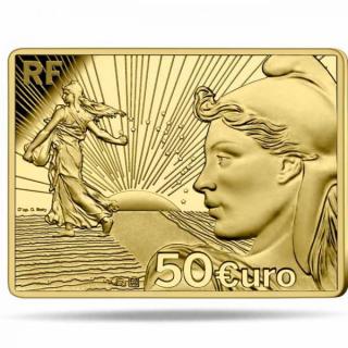 Zlatá moderní mince Sower 2021 - 20th Anniversary proof 1/4 Oz