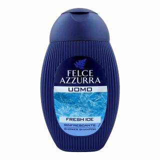 FELCE AZZURRA UOMO Sprchový šampon pro muže 250ml Sprchový šampon pro muže 250ml FELCE AZZURRA UOMO: FRESH ICE RINFRESCANTE (světle modrá)