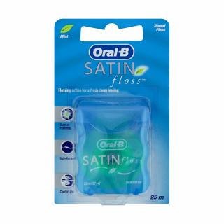 ORAL-B SATIN FLOSS MINT Dentální nit 25m 1ks