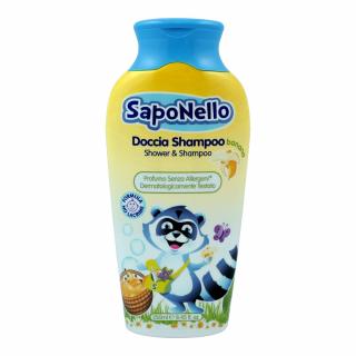 SAPONELLO DOCCIA SHAMPOO Dětský sprchový šampon 250ml Dětský sprchový šampon SAPONELLO DOCCIA SHAMPOO: BANANA (žlutá)