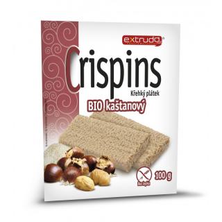 Crispins křehký plátek BIO kaštanový 100g