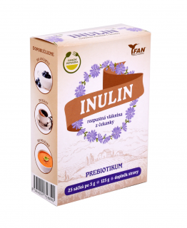 FAN Inulin rozpustná vláknina 25x5 g