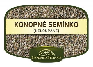 KONOPNÉ SEMÍNKO NELOUPANÉ semínka: 1000g