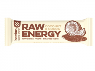 Raw energy coconut & cocoa 50g
