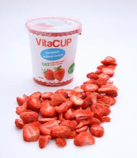 Vita Cup - Jahody plátky sušené mrazem 25 g