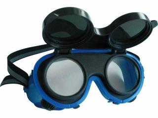Brýle svářečské, odklápěcí kruhové zorníky třídy F, ochrana proti záření EXTOL-CRAFT